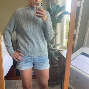 Wool blend JCrew mock neck sweater